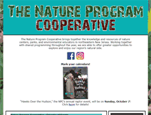 Tablet Screenshot of natureprogram.org